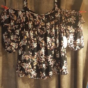 Cold shoulder blouse